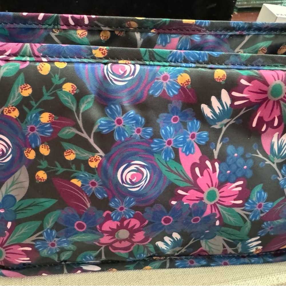 Lug  Colorful Blues & Purples Floral Travel Bag - Picture 3 of 9